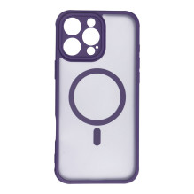 „iPhone 16 PRO MAX“ visiškai matinis „Mag“ dėklas, suderinamas su „MagSafe“, violetinis „iPhone 16 PRO MAX“ visiškai matinis „Mag“ dėklas, suderinamas su „MagSafe“, violetinis