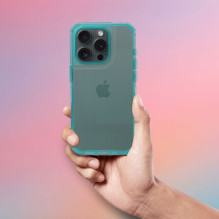 iPhone 17 AIR Matrix dėklas, skaidrus, mėtinis