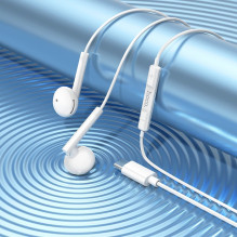 Wire earphones USB C Hoco M95 white