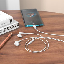 Laidinės ausinės USB C Hoco M95 baltos