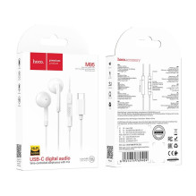 Laidinės ausinės USB C Hoco M95 baltos