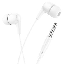 Laidinės ausinės Jack 3,5 mm Hoco M97 baltos