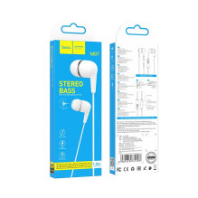 Wire earphones Jack 3,5 mm Hoco M97 white
