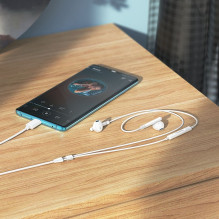 Laidinės ausinės USB C Hoco M93 baltos