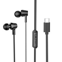 Laidinės ausinės USB C Hoco M86 juodos