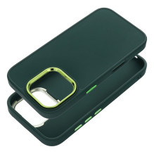 iPhone 17 AIR dėklas su rėmeliu, žalias