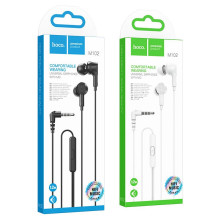 Wire earphones Jack 3,5 mm Hoco M102 white
