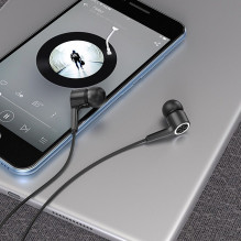 Wire earphones Jack 3,5 mm Hoco M104 black