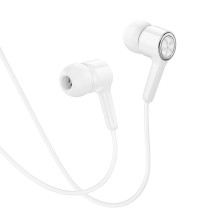 Laidinės ausinės Jack 3,5 mm Hoco M104 baltos