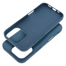 Case for iPhone 16 PRO Silicone Mag Cover compatible with MagSafe (big hole) blue