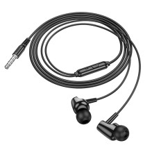 Wire earphones Jack 3,5mm Hoco M112 black