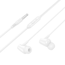 Laidinės ausinės Jack 3,5mm Hoco M112 baltos