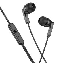 Laidinės ausinės, 3,5 mm lizdas, Hoco M121, juodos