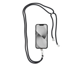 SWING (6mm) Phone lanyard, Phone pendant with adjustable length / cord length 165cm (max 82.5cm in the loop) / on the sh