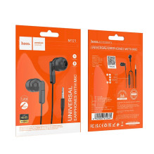 Wire earphones Jack 3,5 mm Hoco M121 black