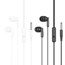 Laidinės ausinės Jack 3,5 mm Hoco M121 baltos