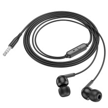 Wire earphones Jack 3,5 mm Hoco M124 black