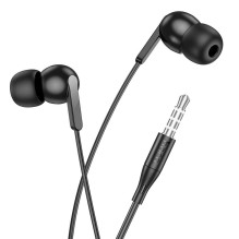 Wire earphones Jack 3,5 mm Hoco M124 white