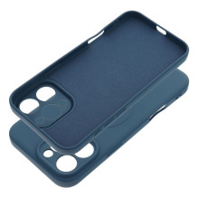 Case for iPhone 16 PRO MAX Silicone Mag Cover compatible with MagSafe blue