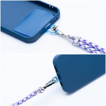 SWING (6mm) Phone lanyard, Phone pendant with adjustable length / cord length 165cm (max 82.5cm in the loop) / on the sh