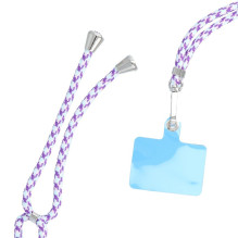 SWING (6 mm) telefono virvelė, reguliuojamo ilgio telefono pakabukas / laido ilgis 165 cm (maks. 82,5 cm kilpoje) / ant SWING (6 mm) telefono virvelė, reguliuojamo ilgio telefono pakabukas / laido ilgis 165 cm (maks. 82,5 cm kilpoje) / ant