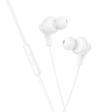 Laidinės ausinės USB C Hoco M114 baltos