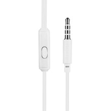 Wire earphones Jack 3,5 mm Hoco M14 white Wire earphones Jack 3,5 mm Hoco M14 white