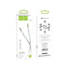 Cable AUX Jack 3,5 mm to Jack 3,5 mm Hoco 1 m UPA19 silver Cable AUX Jack 3,5 mm to Jack 3,5 mm Hoco 1 m UPA19 silver