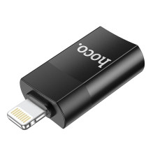 Adapter OTG USB A to Lightning Hoco UA17 black
