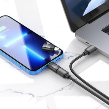Adapter USB C to Lightning Hoco UA17 black