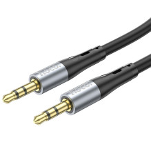 Kabelis AUX lizdas 3,5 mm į 3,5 mm lizdą Hoco 1 m UPA22 juodas Kabelis AUX lizdas 3,5 mm į 3,5 mm lizdą Hoco 1 m UPA22 juodas