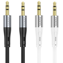Cable AUX Jack 3,5 mm to Jack 3,5 mm Hoco 1 m UPA22 black