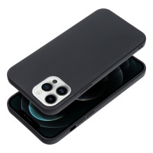 iPhone 12 PRO MAX dėklas, matinės juodos spalvos