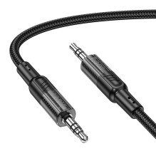 Kabelis AUX lizdas 3,5 mm į 3,5 mm lizdą Hoco 1,2 m UPA27 juodas