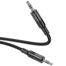 Kabelis AUX lizdas 3,5 mm į 3,5 mm lizdą Hoco 1,2 m UPA27 juodas