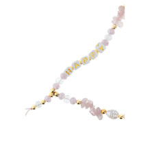 HAPPY Phone lanyard, Phone pendant / cord length 44cm (22cm in the loop) / on hand - lite pink HAPPY Phone lanyard, Phone pendant / cord length 44cm (22cm in the loop) / on hand - lite pink