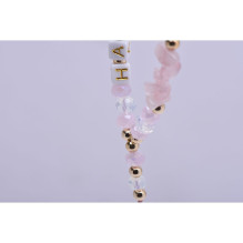 HAPPY Phone lanyard, Phone pendant / cord length 44cm (22cm in the loop) / on hand - lite pink HAPPY Phone lanyard, Phone pendant / cord length 44cm (22cm in the loop) / on hand - lite pink