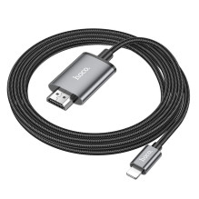 Cable Lightning to HDMI Hoco 1080p 2 m UA27 metal gray Cable Lightning to HDMI Hoco 1080p 2 m UA27 metal gray
