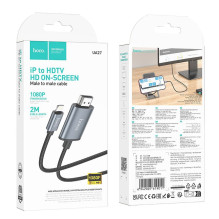 Cable Lightning to HDMI Hoco 1080p 2 m UA27 metal gray Cable Lightning to HDMI Hoco 1080p 2 m UA27 metal gray