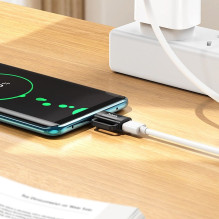 Adapter OTG USB C to Lightning Hoco 3A UA31E black Adapter OTG USB C to Lightning Hoco 3A UA31E black