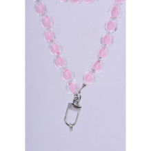 COLORFUL Phone lanyard, Phone pendant / cord length 120cm (60cm in the loop) / on neck - lite pink