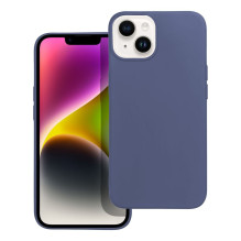 iPhone 14 dėklas, matinės mėlynos spalvos