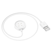 Charging cable for smartwatch Hoco 0,6 m Y24 white