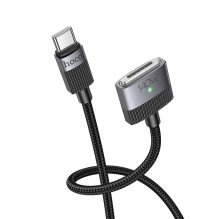 USB C laidas į Mag3 Hoco 5A 140W magnetinis 1,8 m U141 juodas