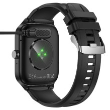 Charging cable for smartwatch Hoco 0,6 m Y26 / Y27 black