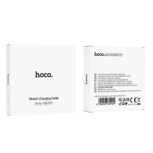 Charging cable for smartwatch Hoco 0,6 m Y26 / Y27 black