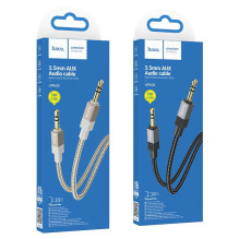 Kabelis AUX lizdas 3,5 mm (vyras) - 3,5 mm (vyras) Hoco UPA32 1 m juodas Kabelis AUX lizdas 3,5 mm (vyras) - 3,5 mm (vyras) Hoco UPA32 1 m juodas