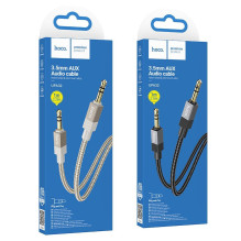 Kabelis AUX lizdas 3,5 mm (vyras) - 3,5 mm (vyras) Hoco UPA32 1 m auksinis