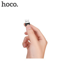 Adapteris OTG USB A į USB C Hoco UA6 juodas