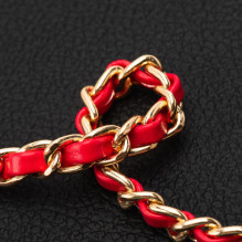Chain / Rope with holder GLAMOUR fit all models 80mm max width RED Chain / Rope with holder GLAMOUR fit all models 80mm max width RED